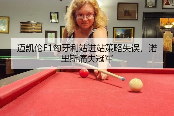 迈凯伦F1匈牙利站进站策略失误，诺里斯痛失冠军